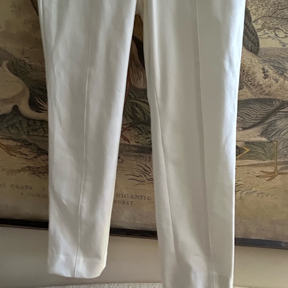 New Talbots Soft White slightly tapered pants SZ 12 - Picture 6 of 10